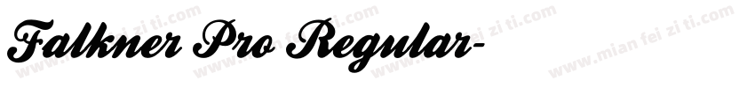 Falkner Pro Regular字体转换